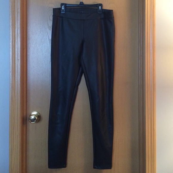 Express leather pants