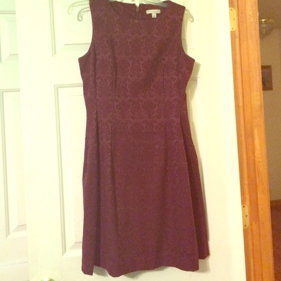 Burgundy Eva Mendes Dress