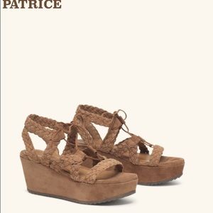 Trask "Patrice" lace up sandals