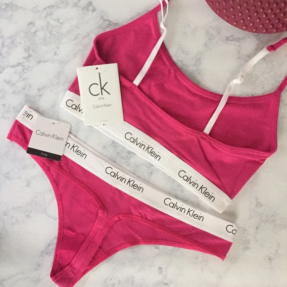 Calvin Klein Bralette and Thong - Picture 2 of 3