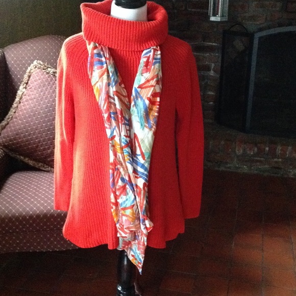 Cotton Cowl Neck Sweater