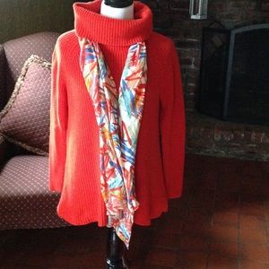 Cotton Cowl Neck Sweater