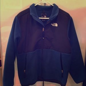 Blue north face jacket