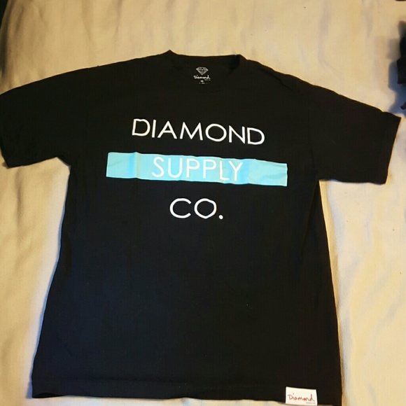 Diamond black and blue T-shirt