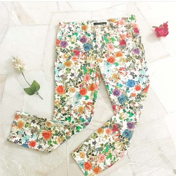 Zara Floral Pants - Picture 1 of 3