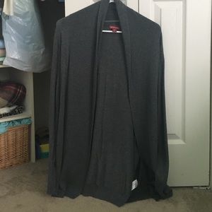 Dark gray cardigan