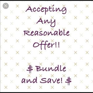 🎉 Accepting reasonable offers