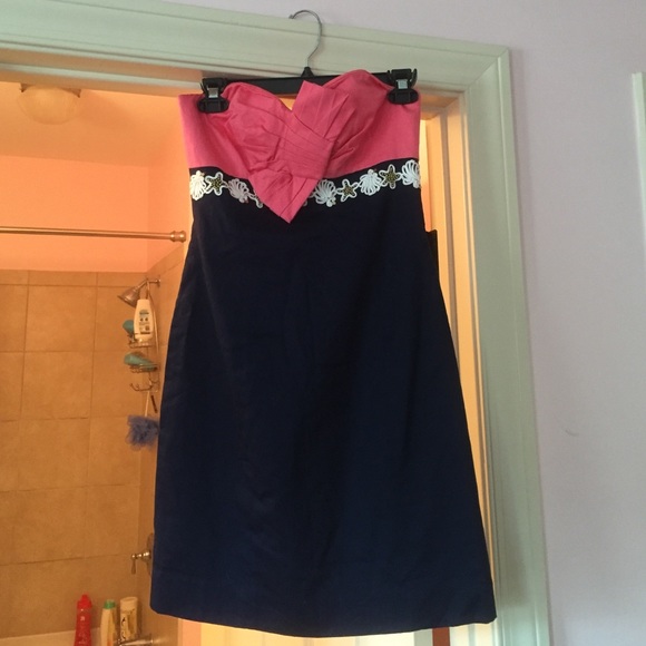 Lilly Pulitzer strapless dress