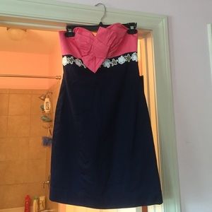 Lilly Pulitzer strapless dress