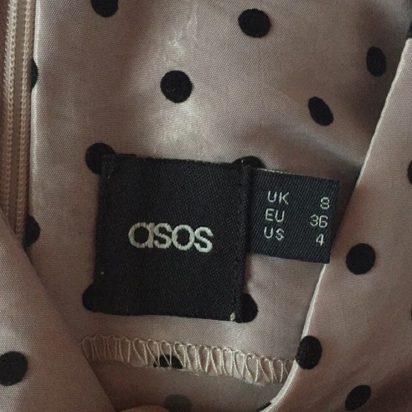 ASOS Peplum Top: Soft Shine Flesh Colour - Picture 2 of 4