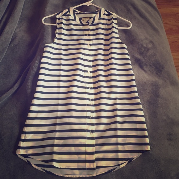 J. Crew striped blouse