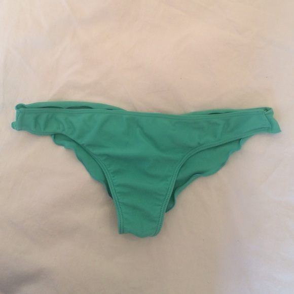 Posh pua green/blue cheeky bikini
