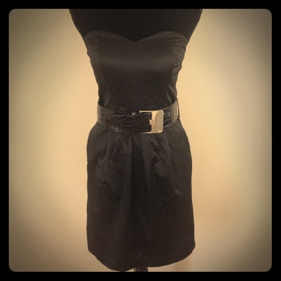 Strapless LBD with Belt