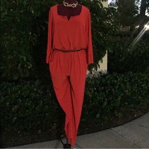 CSC Pants - Fab red plus size jumpsuit CSC Pants - Fab red plus size jumpsuit