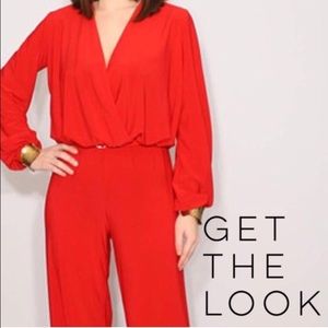 CSC Pants - Fab red plus size jumpsuit CSC Pants - Fab red plus size jumpsuit