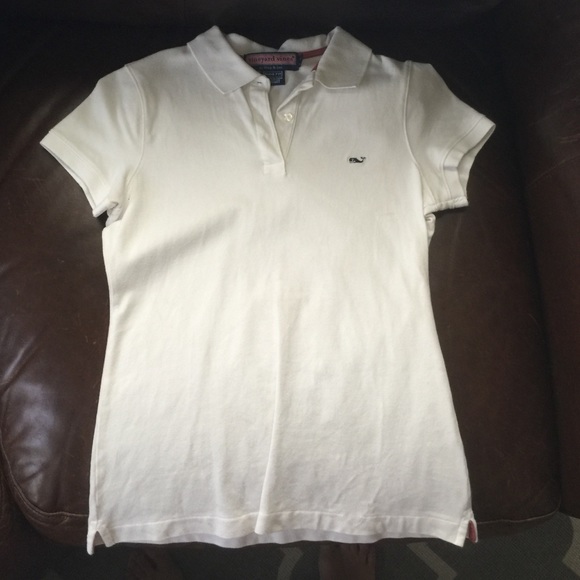 Vineyard Vine white polo size xs