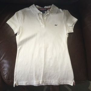 Vineyard Vine white polo size xs