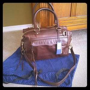 NWT Rebecca Minkoff mini MAB brown bag
