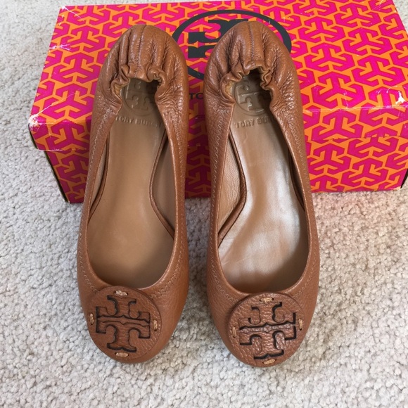 Royal Tan Tory Burch size 4.5