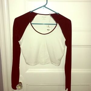 Baseball Tee Styled Crop Top From Express!
