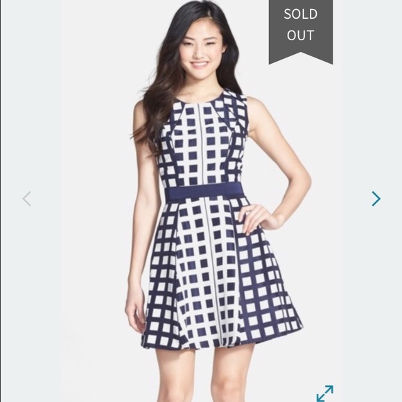 Jessica Simpson Jacquard fit and flare dress!