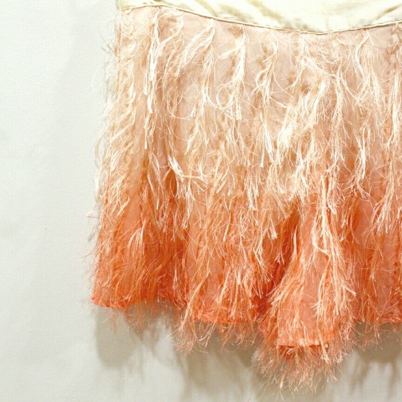 Topshop Ombre Feather Shorts - Picture 4 of 4