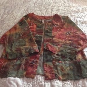 Multi print over shirt