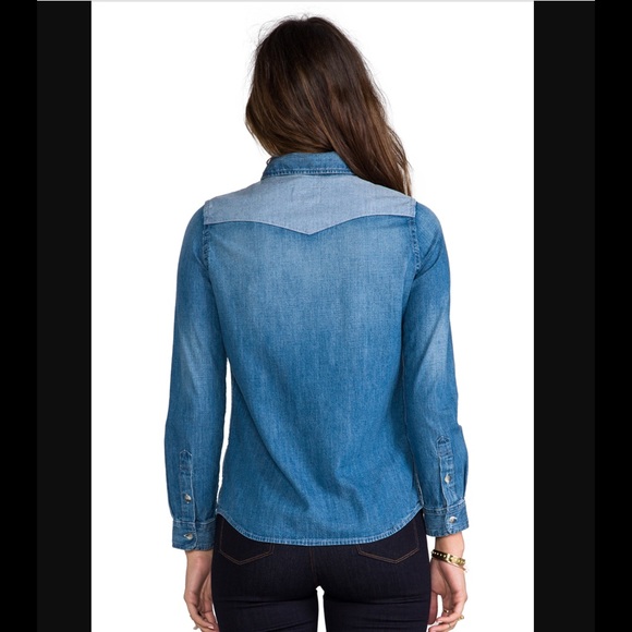 💥1HR SALE NWT! Gorgeous AG Wesley Chambray💥 - Picture 2 of 4