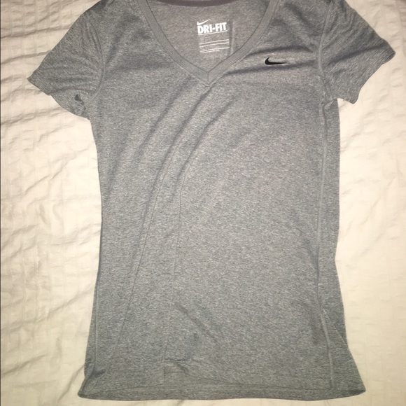 Gray Dri Fit Nike Shirt
