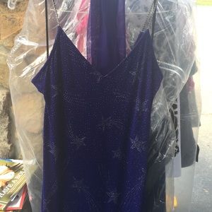 Purple formal dress