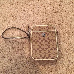 Coach Phone Wristlet