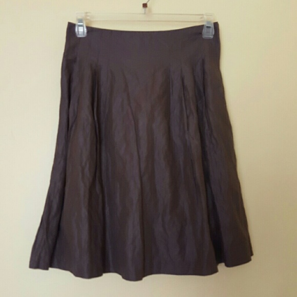 H&M Taupe Crinkle Skirt