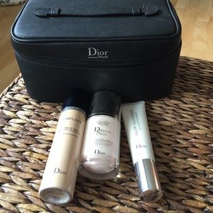 Dior skin care and travel tote