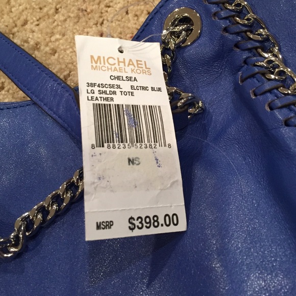 Cobalt Blue Michael Kors Handbag (New w/ Tags) - Picture 4 of 4