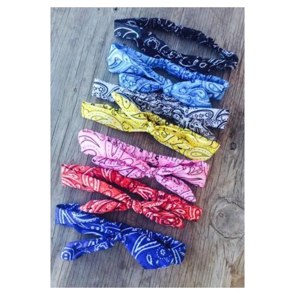 Bandana Headband, Fitness Headband, Yoga Headband - Picture 2 of 4