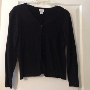 Ann Taylor Loft black cardigan