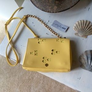 Pretty Ships Yellow Fish Crossbody Purse