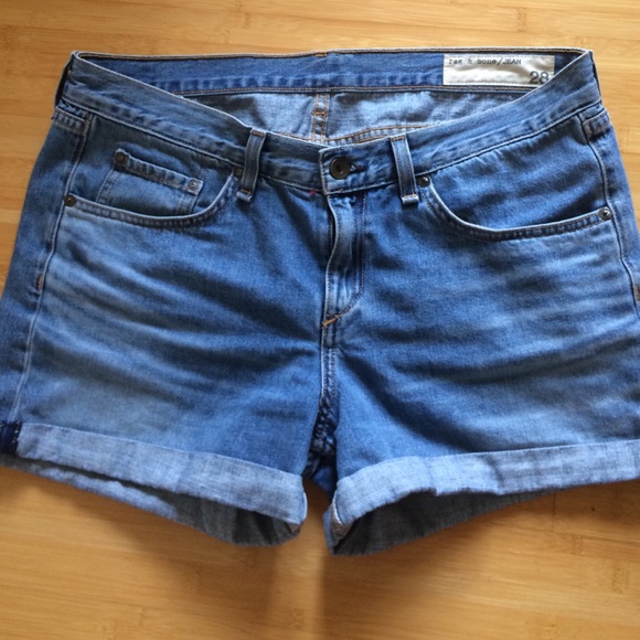 R&B jean shorts.