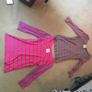 Hollister Striped 3/4 Sleeve!