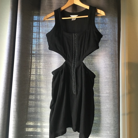 Mini black dress