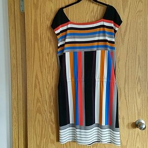 Maggy London Dresses - Maggy London Stripe Drawstring Waist Dress 10 Maggy London Dresses - Maggy London Stripe Drawstring Waist Dress 10
