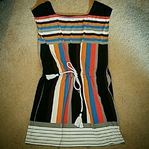 Maggy London Dresses - Maggy London Stripe Drawstring Waist Dress 10 Maggy London Dresses - Maggy London Stripe Drawstring Waist Dress 10