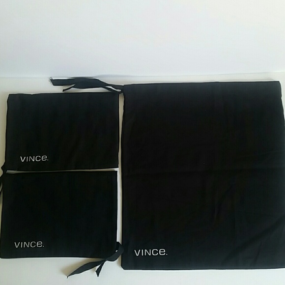 3 Vince dust bags