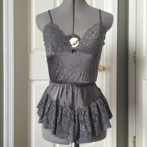 Silk/spandex blend lace camisole