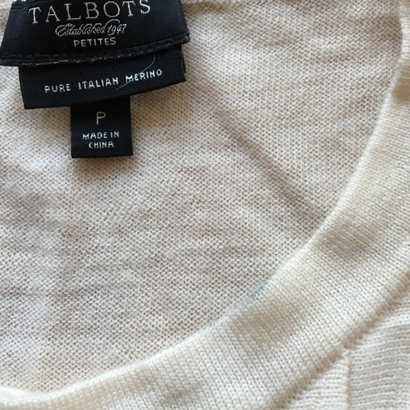 Talbots Italian wool sweater - Picture 4 of 4