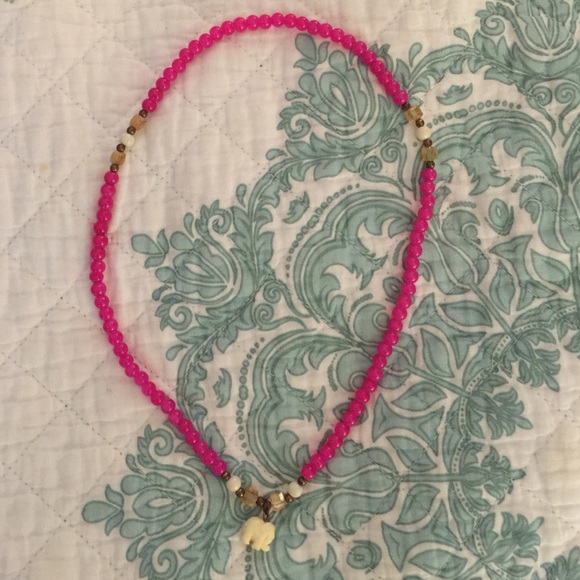 pink elephant wrap bracelet