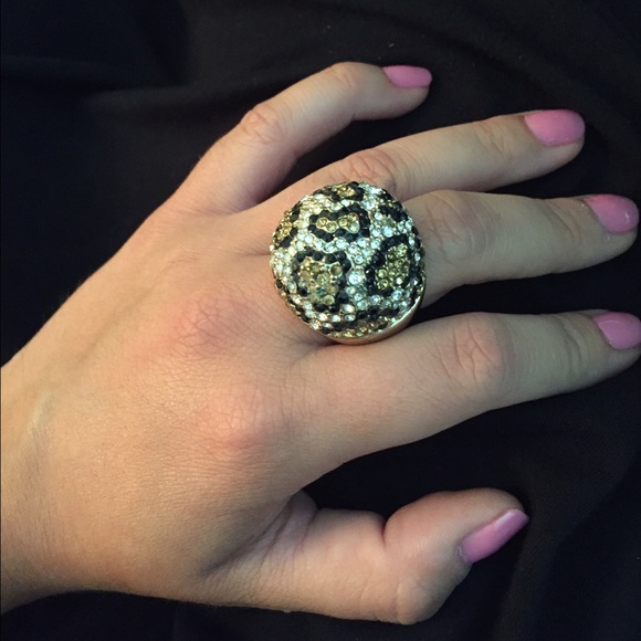 Express Leopard Dome Ring