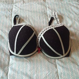 Black and sea foam lace bra **SOLD IN BUNDLE**