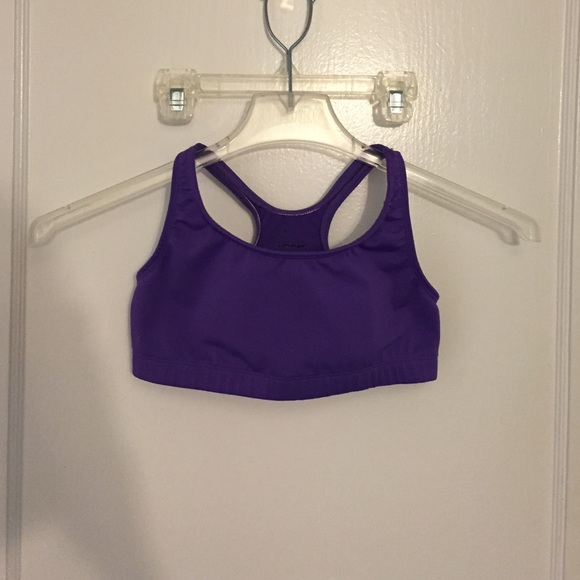 Sports bra purple