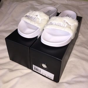 Puma X Rihanna Leadcat Fenty Fur Slide